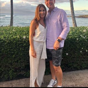 VIX off white pantsuit, XS